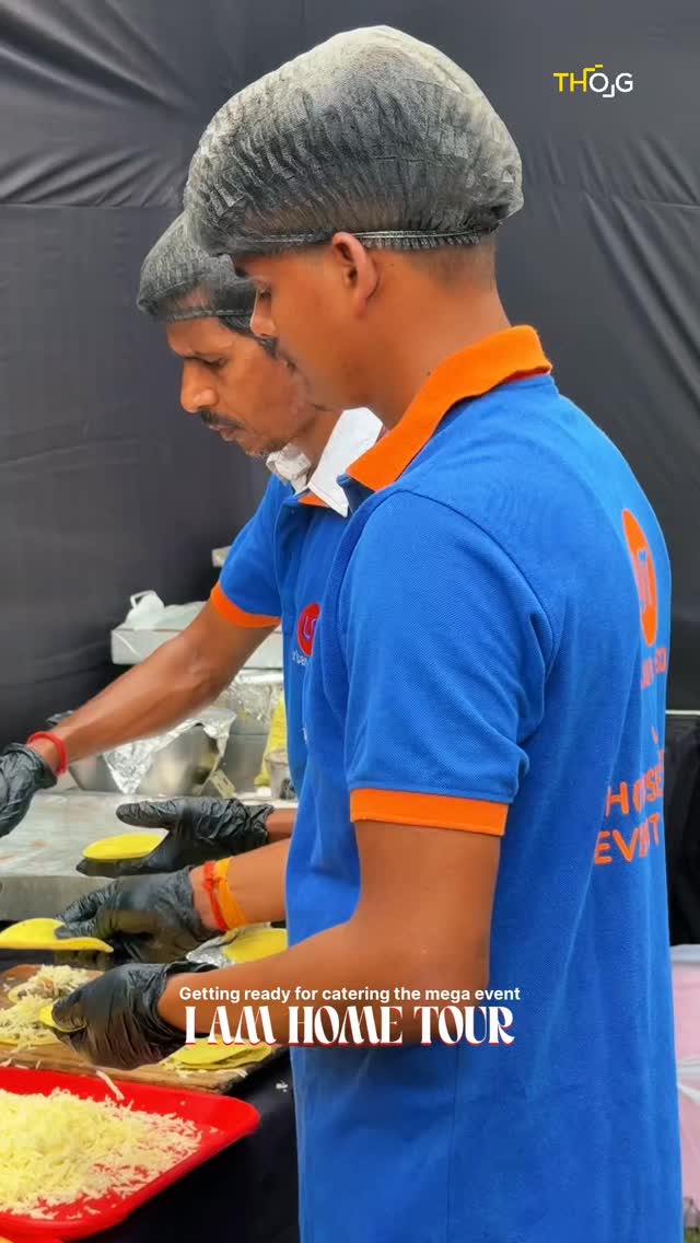 Urban Rasoi team preparing food at a large event